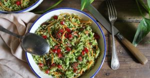 Recette Taboulé de brocoli, grenade et amande grillée