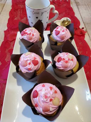 Recette Cupcakes de la Saint Valentin