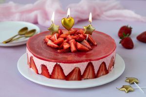 Recette Entremets facile à la fraise