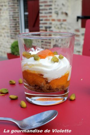 Recette Verrine abricot crème mascarpone