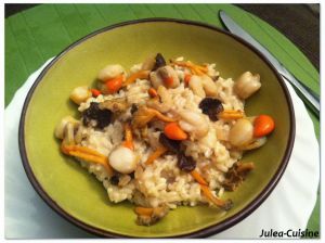 Recette Risotto crémeux aux chanterelles et aux pétoncles