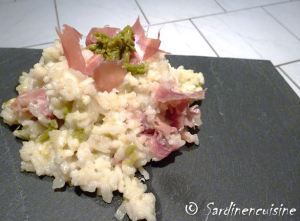 Recette Risotto asperges et jambon serrano