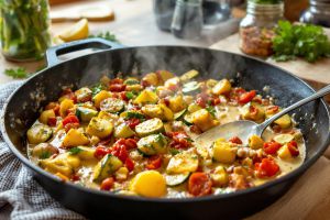 Recette Cette recette express de courgettes au chorizo va vous faire oublier les plats fades !