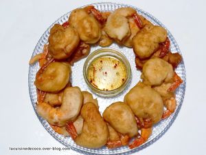 Recette Beignets de crevettes