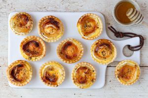 Recette Mini quiche chèvre miel