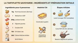 Recette Meilleure tartiflette maison : fondante, dorée et 100 % savoyarde