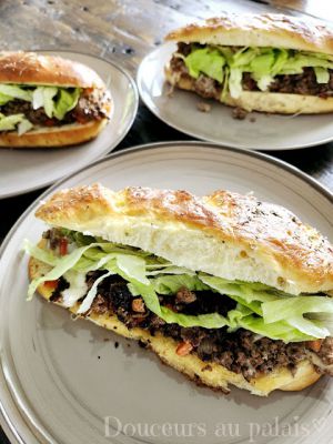 Recette Sous-marin steak philly (cheesesteak)