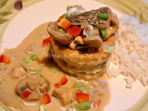 Recette Vol-Au-Vent Aux Champignons Et Poulet