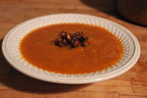 Recette Soupe de potiron croustillante