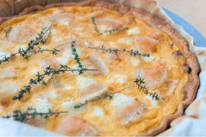 Recette Quiche oignons, chèvre et miel