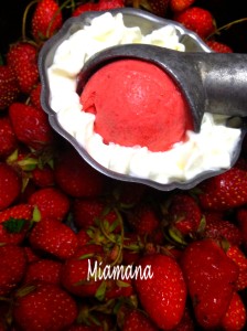 Recette Glace fraises et yaourt