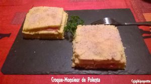 Recette Croque-monsieur de polenta