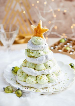 Recette Pavlova Sapin de Noël