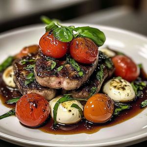 Recette Steak Caprese Gourmand : Recette Facile et Savoureuse