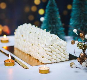 Recette Bûche vanille et praliné - Ma plus belle bûche de Noël !