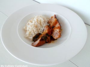 Recette Rouelle de porc à la sauce teriyaki (Rouelle pork with teriyaki sauce)