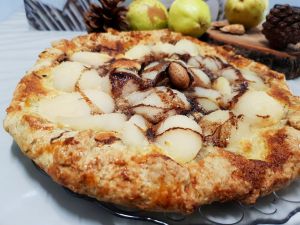 Recette Gâteau rustique aux poires et à la crème d'amandes