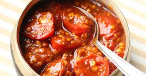 Recette Tomates cerises confites à l'indienne