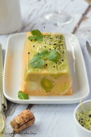 Recette Terrine {poireau & lait de coco thaï } #vegan #glutenfree #vapeur