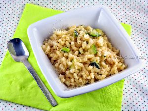 Recette Risotto Coquillettes Courgettes