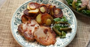 Recette Porc confit grillé : deux assiettes rustiques et délicieuses