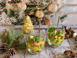 Recette Verrines de homard, mangue et avocat