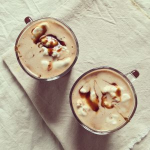 Recette Café latte vegan au caramel
