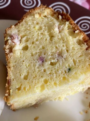 Recette Cake salé courgette mozzarella lardons cumin