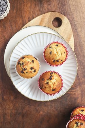 Recette Muffins aux lait concentré sucré et pépites de chocolat