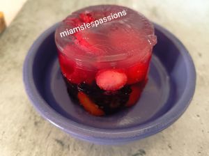 Recette Fruits en gelée