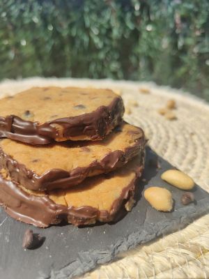Recette Carrés cookie snickers