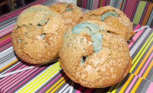 Recette Muffins aux myrtilles crumble