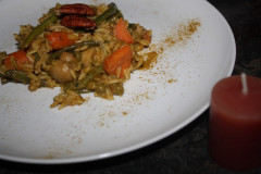 Recette Korma de légumes en risotto