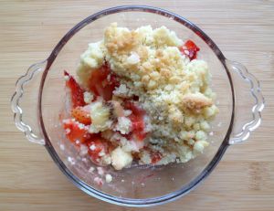 Recette Crumble fraise - kiwi