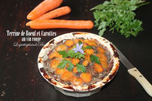 Recette Terrine de boeuf et carottes au vin rouge