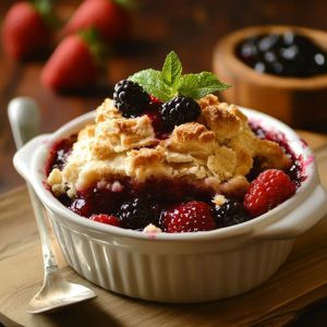 Recette Créer un Cobbler aux Baies Inoubliable : Guide Détaillé pour un Dessert Succulent