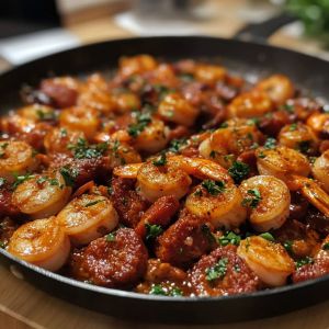 Recette Éveillez vos Papilles avec ce Plat Explosif : Gambas au Chorizo Facile et Délicieux