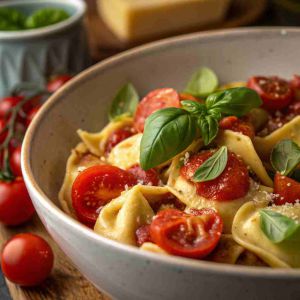 Recette Tomato Basil Tortellini – Easy 20-Minute Pasta