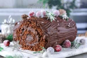 Recette Bûche de Noël à la ganache au chocolat