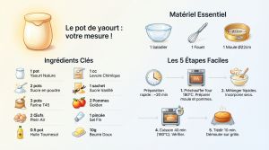 Recette Gâteau pomme yaourt moelleux : la recette inratable