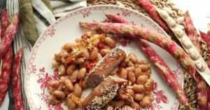 Recette Saucisses de toulouse aux haricots façon cassoulet