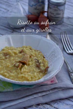 Recette Risotto au safran et aux girolles