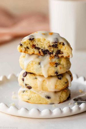Recette Orange Chocolate Chip Ricotta Cookies