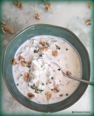 Recette TARATOR (soupe froide Bulgare / sopa fría Búlgara