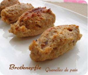 Recette Brotknepfle - Croquettes de pain