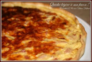 Recette Quiche légère à ma façon