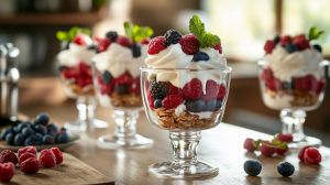 Recette Magie Culinaire Express : Desserts Chics en un Rien de Temps avec Ces Verrines Glacées à Préparer en 10 Minutes