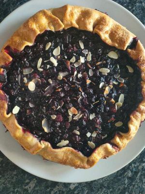 Recette Tarte rustique aux myrtilles