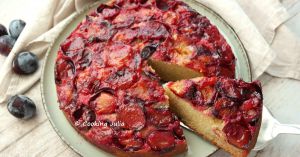 Recette Moelleux aux prunes et à la ricotta