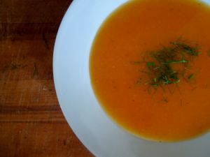 Recette Soupe froide fenouil-carotte